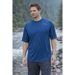 NRS Men’s Rashguard XXL UPF Short Sleeve Poseidon NWT Northwest River Supplies
